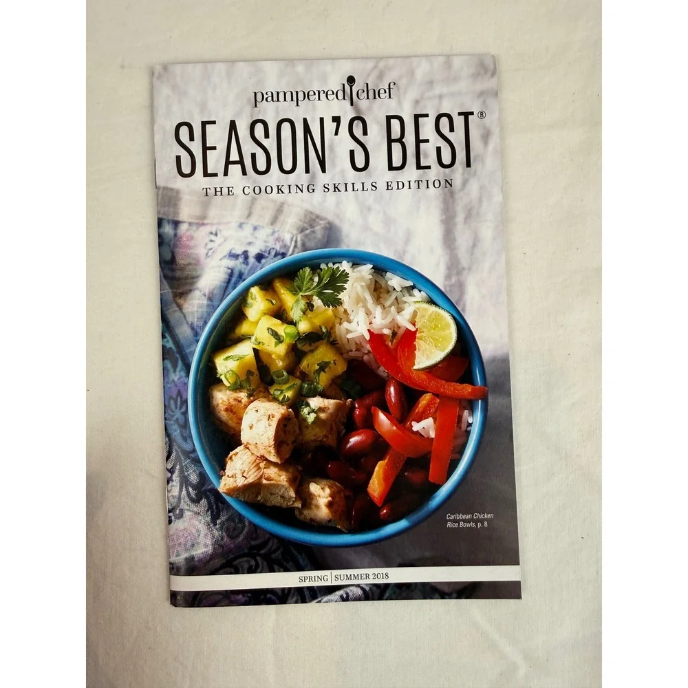 Pampered Chef‎ Recipe Book Lot Season's Best Soups Stews Chilis 5 Books Total
